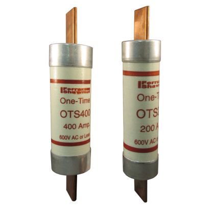 Mersen Ferraz Shawmut OT6 OT Series Fast Acting One-Time Fuse, 6 A, 250 VAC/VDC, 50/20 kA Interrupt, Class: K5, Cylindrical Body