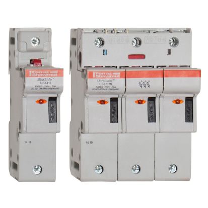 Mersen Ferraz Shawmut UltraSafe™ A331154 US14 Modular Fuse Holder With Blown Fuse Indicator, 750 VAC/VDC, 50 A, 14 to 2 AWG Wire, 1 Poles