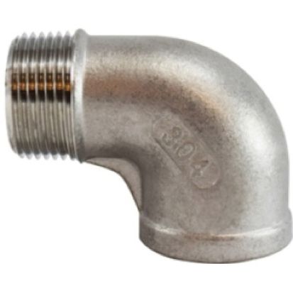 Midland Industries 62163 1/2 304 STAINLESS STEEL ST ELBOW