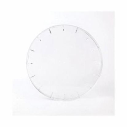 Milbank® 6116 Round Meter Closing Plate, 7 in W, For Use With Ringless and Ring Meter Socket, Lexan® Plastic