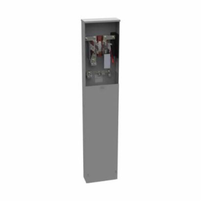 Milbank® U1748-O-WI Ringless Meter Pedestal, 600 VAC, 320 A, 1 Phase, NEMA 3R Enclosure