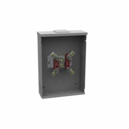 Milbank® U4518-XL-W Ring Single Position Single Position Socket, 15-1/2 in L x 11 in W x 4-1/8 in D, NEMA 3R, Galvanized Steel