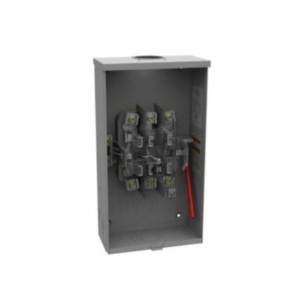 Milbank® U7421-RL Ring Less Meter Socket, 600 VAC, 200 A, 3 Phase, NEMA 3R Enclosure