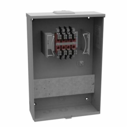 Milbank® UC3889-XL Ringless Single-Position Meter Socket, 600 VAC, 20 A, 3 Phase, NEMA 3R Enclosure