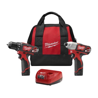 Milwaukee M12 2494-22 2-Tool Cordless Combination Kit