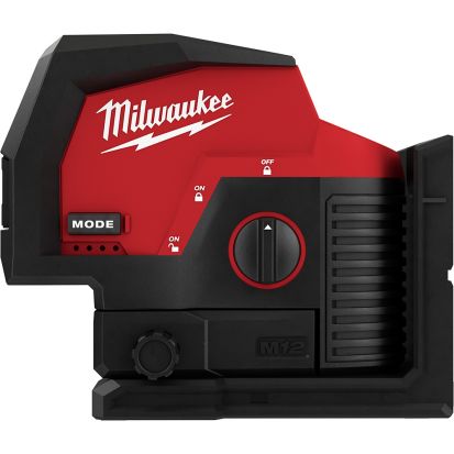 Milwaukee 3622-20 M12 Green Cross w/ Points Laser BT