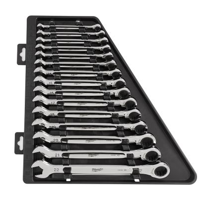 Milwaukee 48-22-9516 15PC Ratcheting Combination Wrench Set