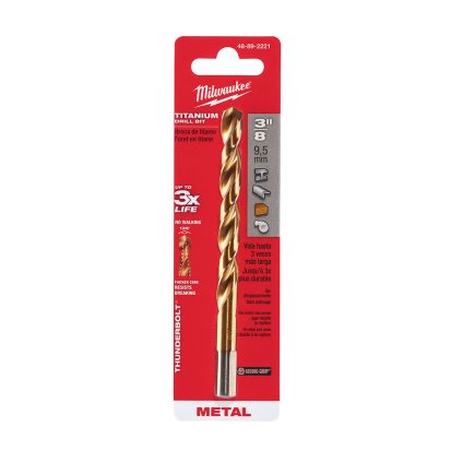 Milwaukee 48-89-2221 Jobber Length Drill Bit 3/8 in