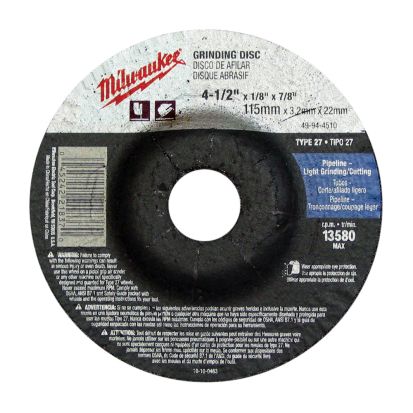 Milwaukee 49-94-4505 Type 27 Reinforced Cut-Off Wheel