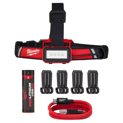 Milwaukee 2115-21 Low Profile Cordless Hard Hat Headlamp