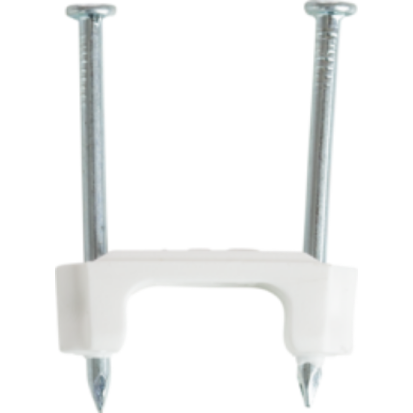 Minerallac Impact Staples® IPS50K Insulated Cable Staple, 12 AWG, 1/2 in Cable/Wire, NM/UF Cable, 3 Wires