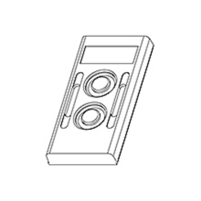 Molex Woodhead® 00-3063 130128 Replacement Cover, Rubber