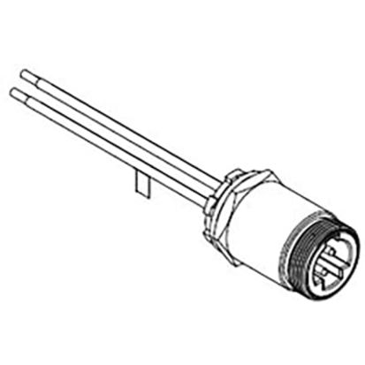 Molex Woodhead® Brad® Quick-Change® 130003-0023 Receptacle, 600 VAC/VDC, 15 A