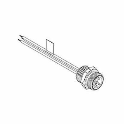 Molex Brad® 1R5006A20A1201 130013 A-Size Single Ended Receptacle, 600 VAC/VDC, 8 A