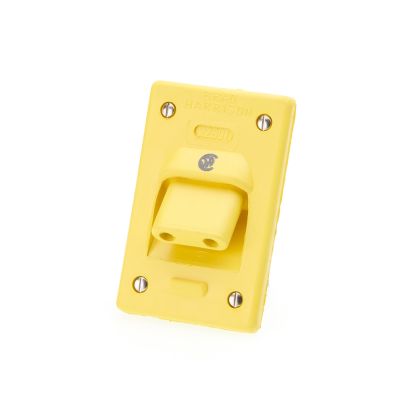 Molex Brad® 22806 130019 Die Block, For Use With Cast Receptacle, 600 VAC, 25 A, 2-Pole Electrical Rating, Brass, Yellow