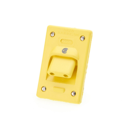 Molex Brad® 22806 130019 Die Block, For Use With Cast Receptacle, 600 VAC, 25 A, 2-Pole Electrical Rating, Brass, Yellow