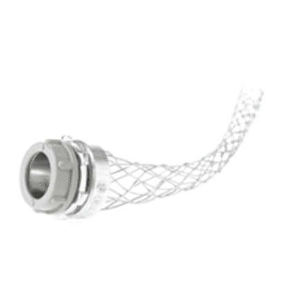 Molex Woodhead® 36512 130097 Dust Tight Strain Relief Cord Connector With Grip, 1 in NPT Trade, 0.7 to 0.97 in Cable Openings, Steel, Galvanized