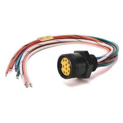 Molex Brad® Mini-Change® 3R2004A20F060 130015 12-Pole C Size Female Single Ended Receptacle, 600 VAC/VDC, 5 A, Straight Female Slot End
