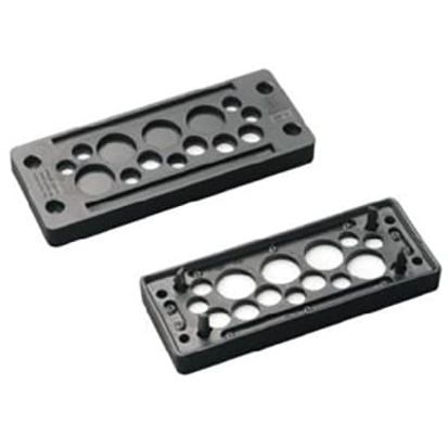 Murrplastik 87301140 Type KDP 24-Multi Rectangular Cable Entry Plate, Polyamide 6.6