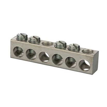NSi 4-14-614 Multiple Connector Neutral Bar, 1.88 in L x 0.31 in W x 0.44 in H