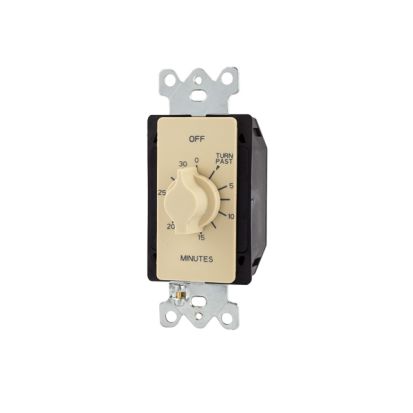 NSI Tork® A530M Auto Off Interval Mechanical Spring Wound Timer, 30 min Setting, 125/250/277 VAC, 1 hp, 2 hp, SPDT Contact, 1 Pole