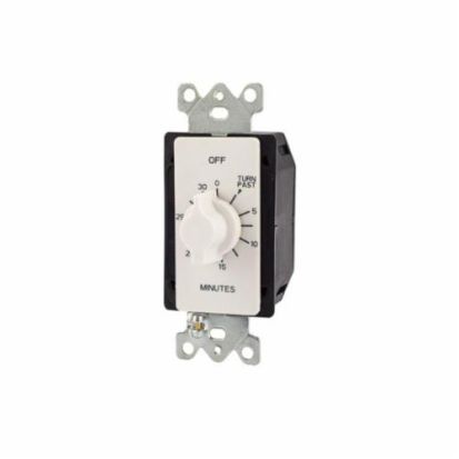 NSI Tork® A530MW Auto Off Interval Mechanical Spring Wound Timer, 30 min Setting, 125/250/277 VAC, 1 hp, 2 hp, SPDT Contact, 1 Pole