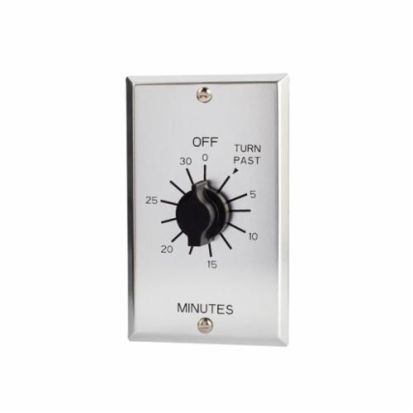 NSi Tork® C530M Auto Off Interval Mechanical Spring Wound Timer, 30 min Setting, 125/250/277 VAC, 1 hp, 2 hp, SPDT Contact, 1 Pole
