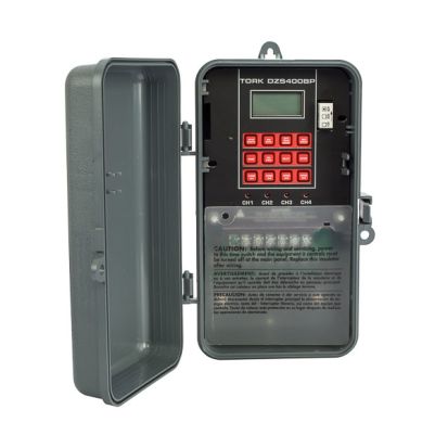 NSi Tork® DZS400BP Time Switch, 1 min to 365 days Setting, 120/208/240/277 VAC, 1 hp, 2 hp, SPDT Contact, 1 Pole