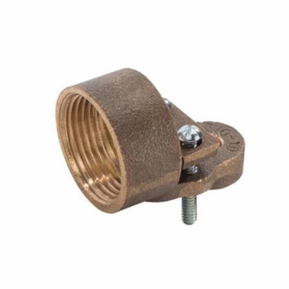 NSi GHM-100 360 deg Swing Grounding Hub, 1 in Trade, 10 to 3/0 AWG Conductor, Threaded Connection, Silicon Bronze