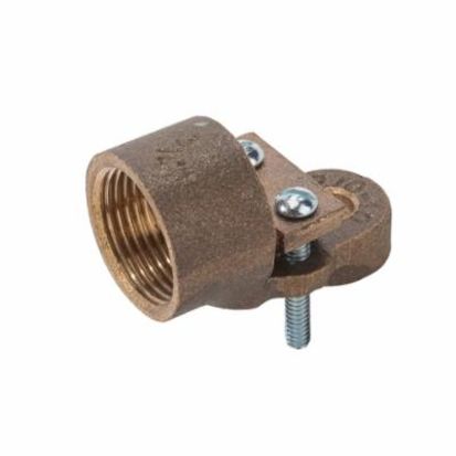 NSi GHM-75 360 deg Swing Grounding Hub, 3/4 in Trade, 10 to 2/0 AWG Conductor, Threaded Connection, Silicon Bronze