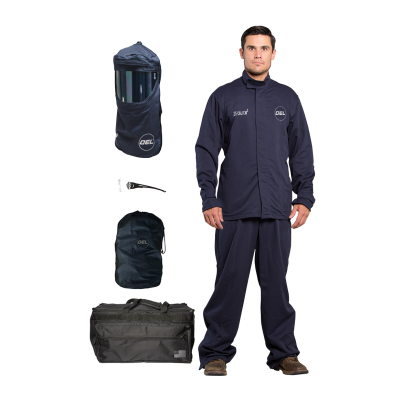 OEL AFW25-NJB-2XL 25 Cal Jacket And Bib-Overall Kit-Switchgear Hood-2Xl-Men