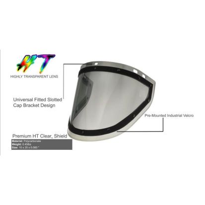 OEL AFW019REP-CLEAR 40 Cal Replacement Shield-Clear