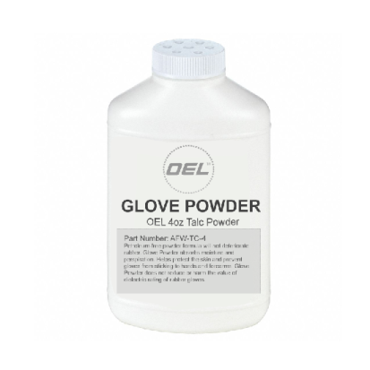 OEL™ AFW-TC-4 4 OZ OF TALC POWDER IN SQUEEZE BOTTLE, GLOVE POWDER