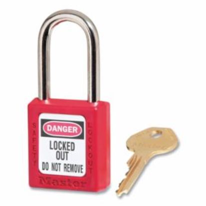 MASTERLOCK 410RED 6 PIN RED SAFETY LOCK-OUT PADLOCK - KEYED DIFFERENT - 6EA/BX