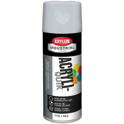 KRYLON 425-K01502A07 FLAT WHITE FIVE BALL INTERIOR/EXTERIOR SPRAY PAINT - 6EA/CS