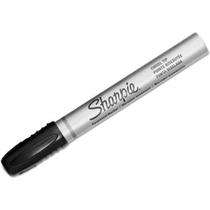 SHARPIE 652-1794224 CHISEL POINT BLACK 144/CS