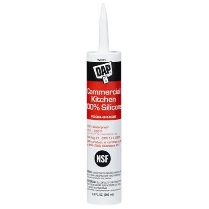 DAP 802-08656 COMMERCIAL KITCHEN 100% SILIC SEAL.WHITE 9.8 OZ