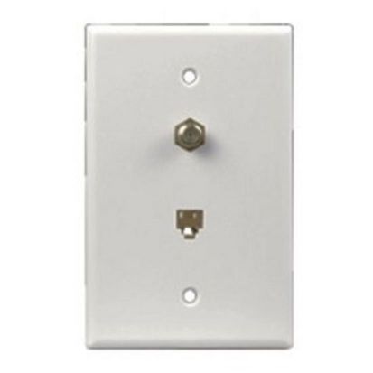 Cooper Lighting 3536-4LA COMB 4 COND PHONE JACK/COAX CONN MID LA