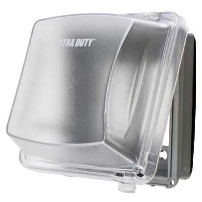 Hubbell Wiring Device-Kellems RW58750 Hood Non-Metallic Standard Weatherproof Molded While-In Use Cover, 3.72 in L x 3.62 in W x 2.05 in D, Polycarbonate
