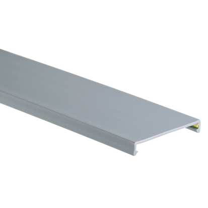 Panduit® Panduct® C1LG6 Wiring Duct Cover, 6 ft L x 1-1/4 in W x 0.35 in H, Lead-Free PVC, Light Gray