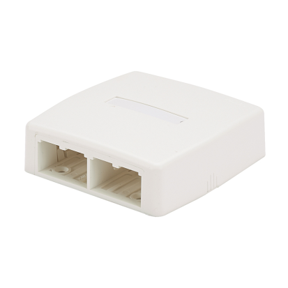 Panduit® CBXQ4EI-A MINI COM 4 PORT SURF MT BOX W/QUICKRELE