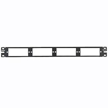 Panduit CFAPPBL1 4-Slot Flat Fiber Adapter Patch Panel