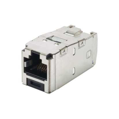 Panduit® TX6™ PLUS CJS688TGY 8-Position 8-Wire RJ45 Shielded TG Style Jack Module With Integral Shield, Cat 6 Category