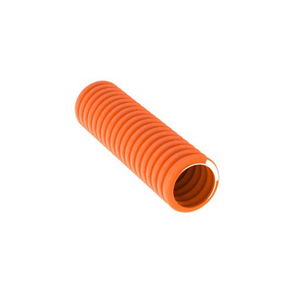 Panduit® CLT50F-C3 Slit Wall Corrugated Loom Tubing, 0.51 in ID x 100 ft L x 0.007 to 0.02 in THK, Polyethylene, Orange