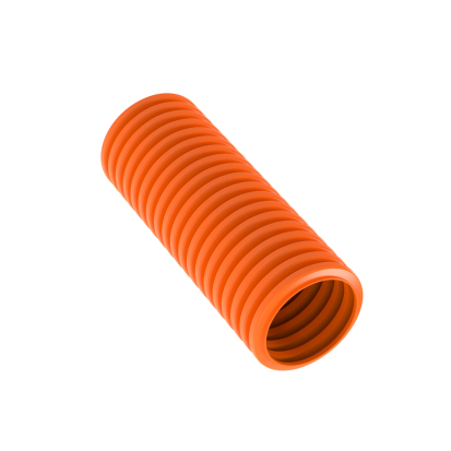 Panduit® CLT75F-C3 Slit Wall Corrugated Loom Tubing, 0.76 in ID x 100 ft L x 0.007 to 0.02 in THK, Polyethylene, Orange