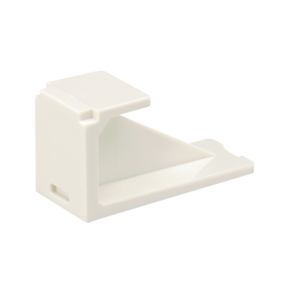 Panduit® CMBEI-X Blank Module, Mini-Com® Module, 1 Ports, ABS, Electric Ivory