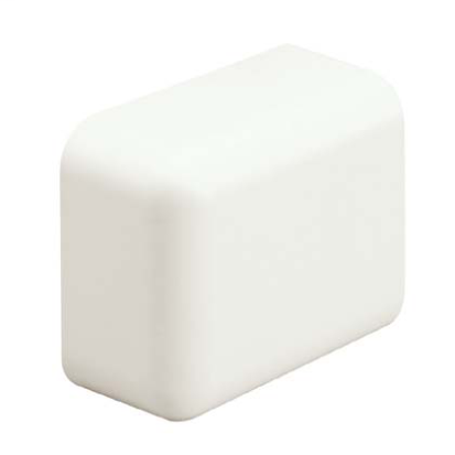 Panduit® Pan-Way™ ECF5EI-E Low Voltage End Cap Fitting, For Use With Pan-Way® LD5 Series Surface Raceway System, ABS, Electric Ivory