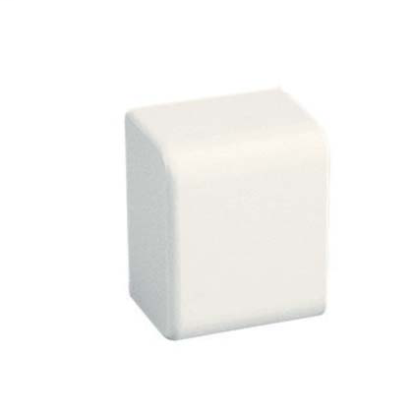 Panduit® Pan-Way™ ECFX10WH-X Power Rated End Cap Fitting, For Use With Pan-Way® LDPH10 and LD2P10 Series Surface Raceway, ABS, White