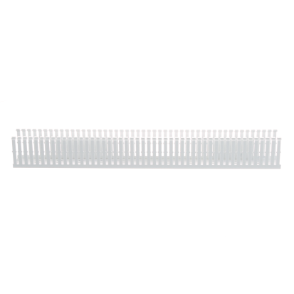 Panduit® F2X3WH6 Type F Narrow Slot Wall Wiring Duct, 0.2 in, 2-1/4 in W x 3 in D, Lead-Free PVC