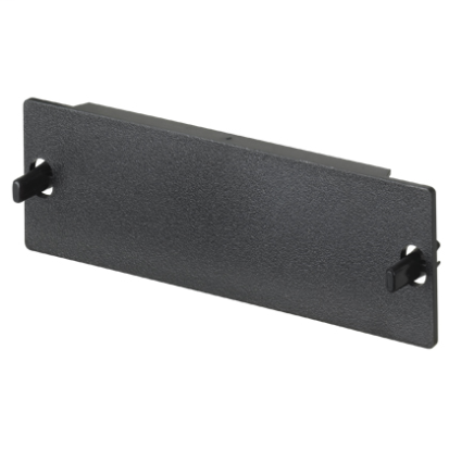 Panduit® Opticom® FAPB Blank Modular Fiber Panel Blank Adapter, Black Oxide